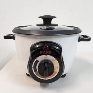 Pars Automatic Persian Rice Cooker Tahdig Rice Maker-White-3 Cup-USED-M125